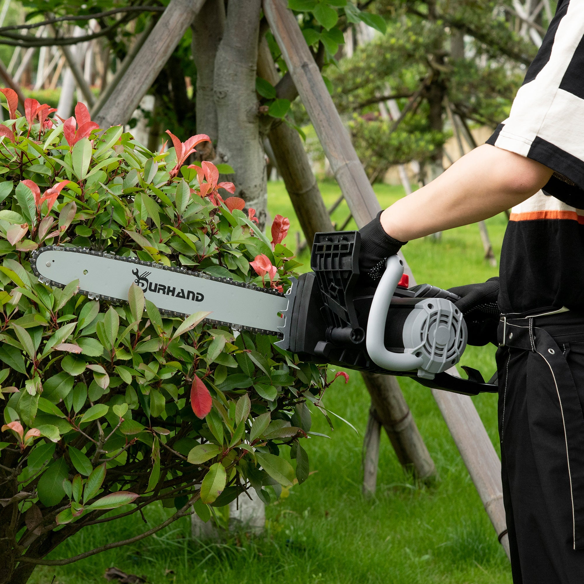 Electric Chainsaw with Double Brake – Corded with Auto Lubrication System