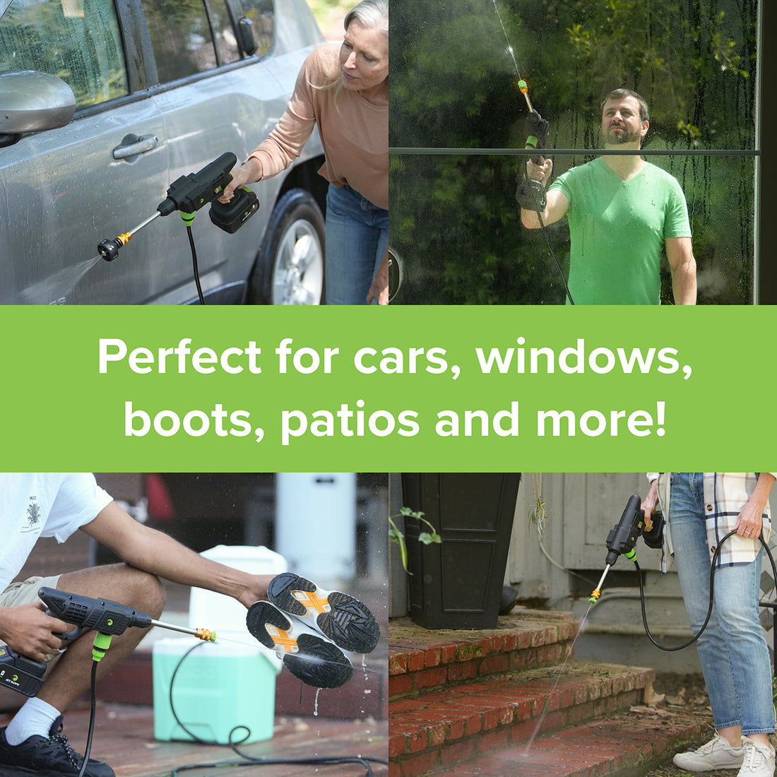 Cordless Portable Pressure Washer – Battery-Powered Jet Cleaner for Outdoor Use