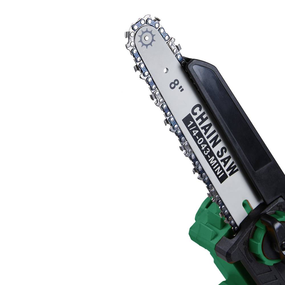 6-Inch and 8-Inch Portable Cordless Chainsaw – Electric with 2 Batteries