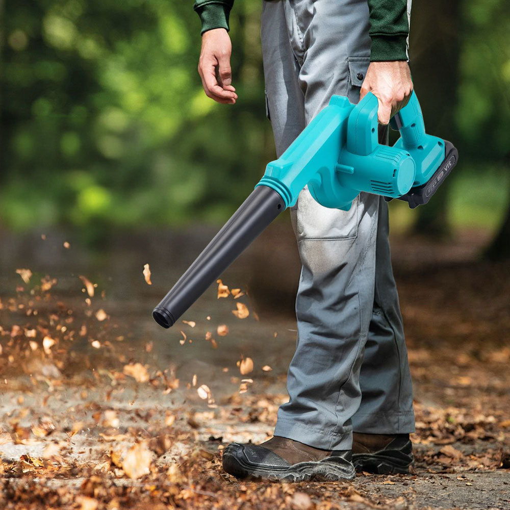 21V Cordless Leaf Blower and Vacuum – Handheld with Battery and Charger
