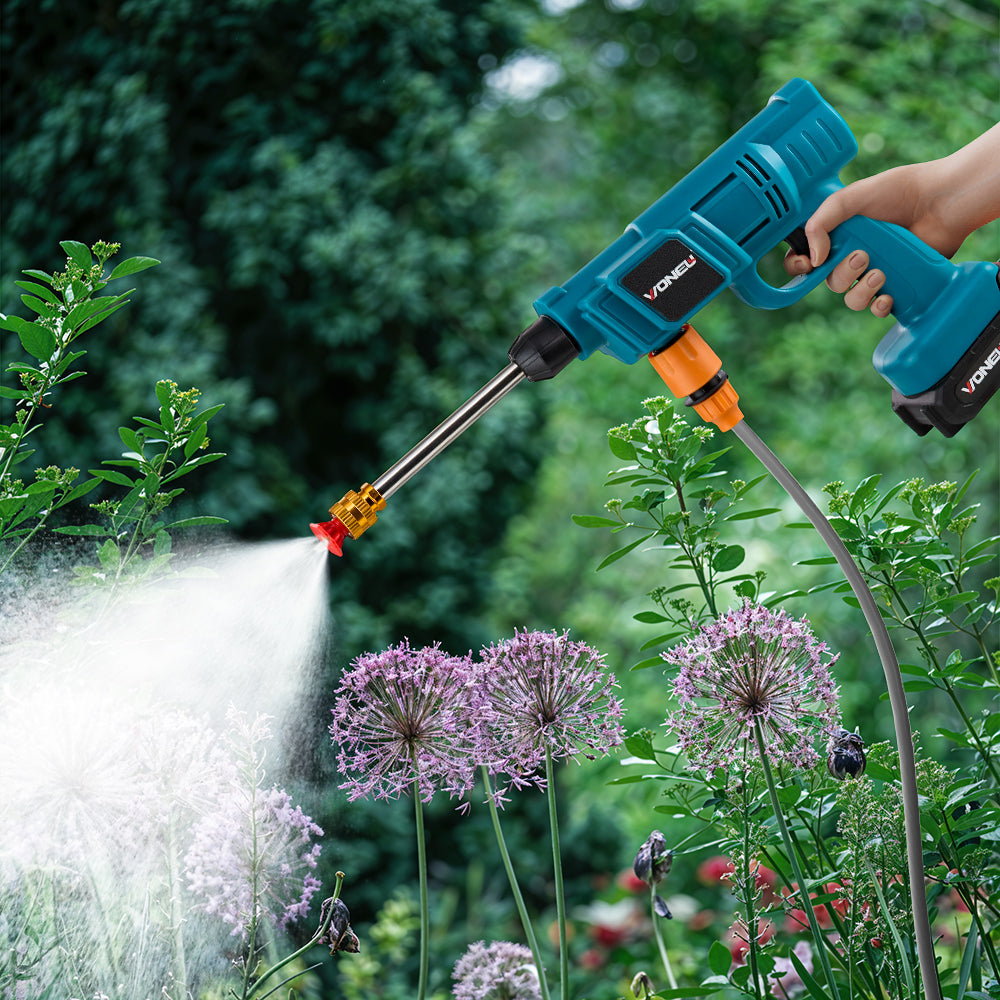 Electric Handheld Pressure Washer – Cordless with 1 Rechargeable Battery