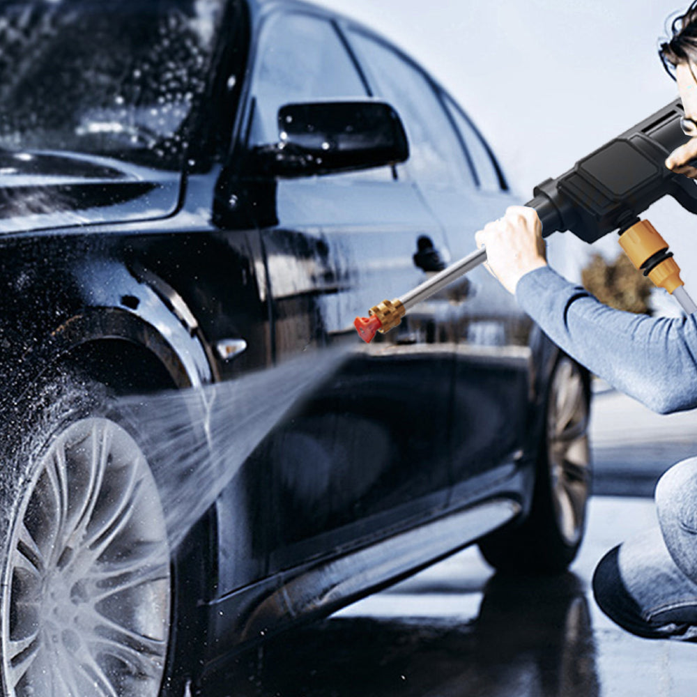 Electric Handheld Pressure Washer – Cordless Cleaner with 2 Batteries