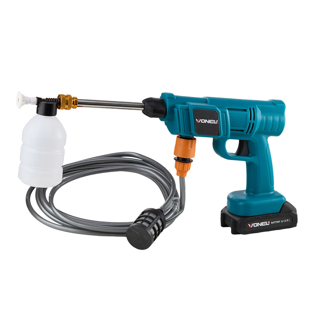 Electric Handheld Pressure Washer – Cordless with 1 Rechargeable Battery