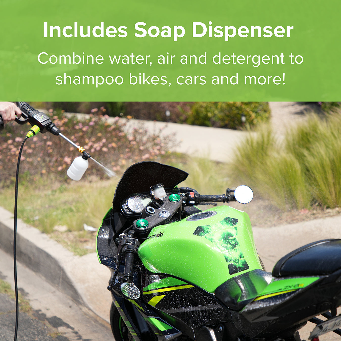 Cordless Portable Pressure Washer – Battery-Powered Jet Cleaner for Outdoor Use