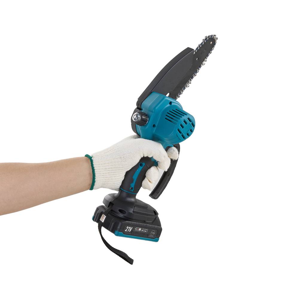 8-Inch Portable Cordless Chainsaw – Battery-Powered Garden Tool with 2 Batteries
