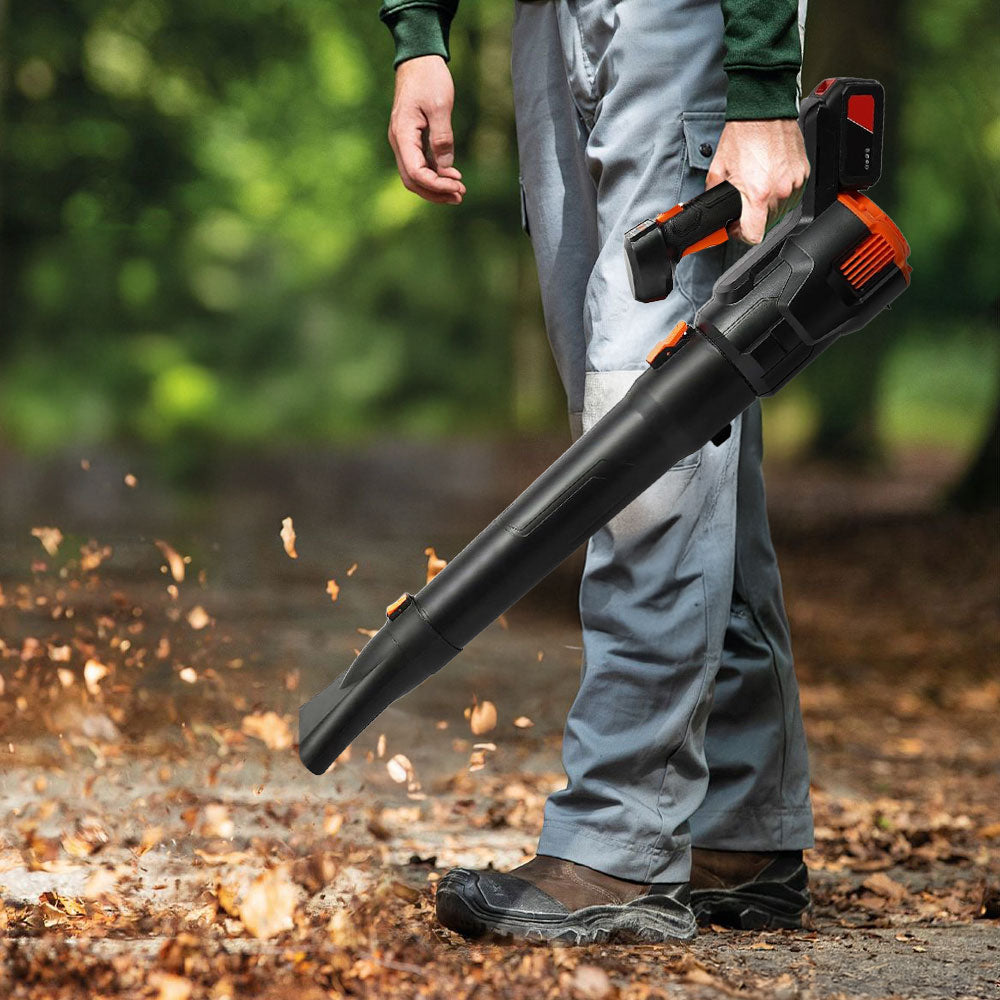 21V Cordless Handheld Leaf Blower with Battery and Charger – Lightweight Garden Tool
