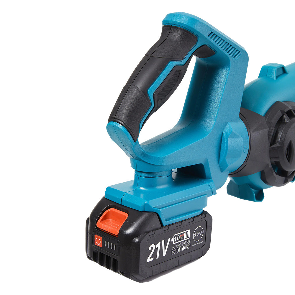 Cordless Handheld Leaf Blower with 2 Batteries and Charger – 21V Electric Garden Tool
